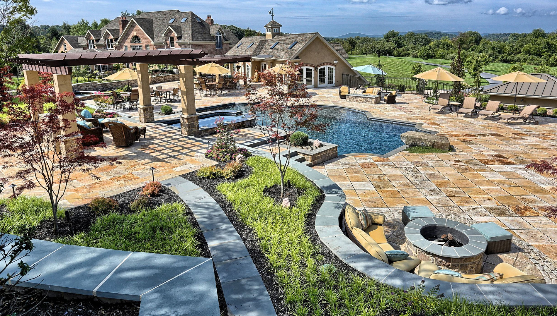 Hershey PA landscape and poolscape design